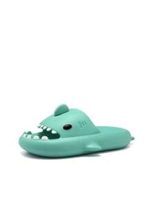 1 Pair Boys' Cute Comfortable Fashionable Casual Lightweight Casual Foam Slippers, Suitable For Summer