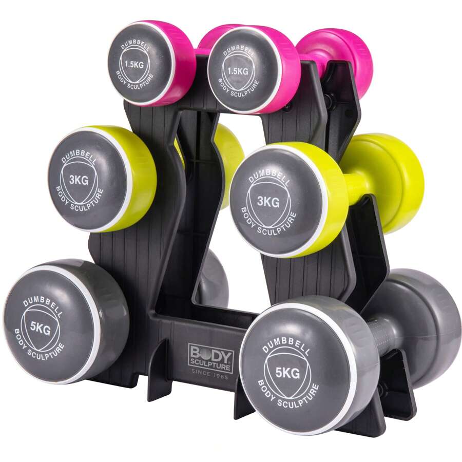 Body Sculpture Smart Dumbbell Tower - Multicolor - View 1