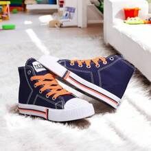 Tenis infantil Nyc Shoes Star Botinha Menina - Azul Marinho - Visão 1