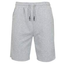 3-Pack Men's Tech Fleece Jogger Lounge Sweat Shorts With Zipper Pockets (Sizes, S-2XL) - Heather Grey - Navy - Red - View 2