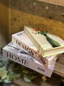 Kit With 3 Fake Books Desk Book Organizer Box Decorative Object Holder - HOME - 查看 5