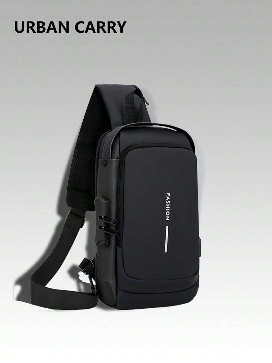 Túi đeo ngực nam, Khóa mật khẩu đa chức năng, Túi xe máy, Chống thấm nước và chống trộm, Túi nam, Túi đeo vai công sở Túi đeo chéo Túi đeo chéo Túi đeo chéo Đa chức năng Chống thấm nước Chống trầy xước