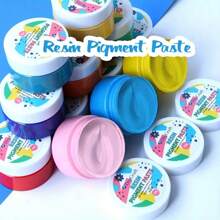 45 Colors Pigment Paste (1.76oz Paste/Jar) Highly Concentration Opaque Drop Glue For Ocean Waves & Water UV Epoxy Resin Dye Colorful Creative Fashion Jewelry Making Accessories - Multicolor - View 5