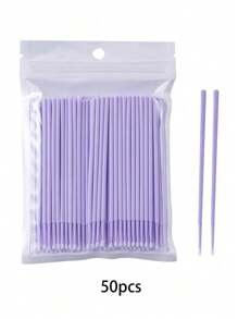 50/100 件纳米清洁棉签，超精细卸妆棉签，用于眼部化妆、轮廓、眼线、睫毛、嘴唇和皮肤清洁 - 彩色 - 查看 8