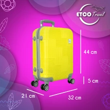 Maleta de mano 18 pulgadas Sin documentar Llantas 360 maleta carry on