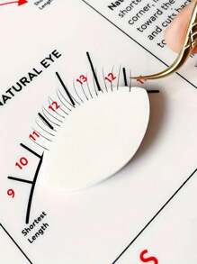 HMQ beauty 20-Pack Reusable Eyelash Extension Sponge White Makeup Puff Makeup Sponge Applicator Wet And Dry Suitable For Foundation Blush Eyeshadow Beauty Tool Easy To Control Also Suitable For Eyelash Extension Practice Makeup Sponges - Multicolor - View 3