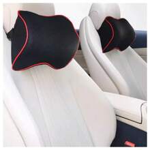 Car Neck Pillow, Elastic & Breathable Vehicle Seat Headrest Cushion With Memory Foam, Ergonomic Design, Car Accessories, Suitable For Office & Home Use