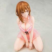 害羞的粉色连衣裙女孩雕像，工艺精湛的雕像，适合桌面摆放、卧室装饰，是节日期间送给朋友的完美礼物 - 多色 - 查看 2