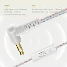 Wired Gaming Earbuds, QKZ-ODIN In Ear Monitors, Deep Bass Sound Wired Earbuds, HiFi In Ear Headphones With New 1DD 10mm Dynamic Driver, IEM Detachable Cable For Music Gaming Video Calling - Without Mic - View 10