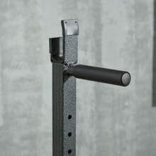 Sportnow SPORTNOW Soporte para Barras de Pesas Multifuncional con Ancho y Altura Ajustable Rack Musculación con Marco de Acero Carga 150 kg para Entrenamiento en Gimnasio Casa Negro