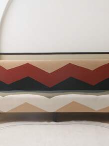 1pc Minimalist Geometric Pattern Sofa Cover With Elastic Fit, Anti Slip And Wear-Resistant, Versatile For Living Rooms
