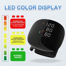 Tensiómetro Digital de Muñeca con Voz en Español y USB Recargable, Monitor de Presión Arterial Automático con Regulación Inteligente, Baumanómetro Digital para Uso Doméstico, Color Negro - Negro - Ver 9