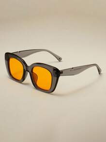 1 Pair Creative Fashion Fashion Glasses, Metal Hinge & Arm Design, Suitable For Daily, Outdoor Sports, And Vacation