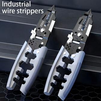 2pcs Multifunctional Tool Set: Oil Filter Wrench, Rubber Band Wrench, Can Opener, 6.0/8.0 Inch Adjustable Pipe Wrench, Puller With Wrench Chain Spanner With Opener