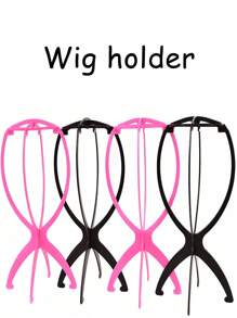 4 件套假发支架 - 可折叠假发展示架和干燥架，2 种颜色，轻巧且节省空间 - 彩色 - 查看 2