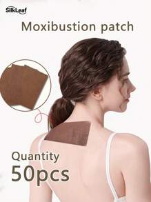 50pcs, Wormwood Patch, Plaster Patch, Heating Patch, Hot Compress Joint Cervical Vertebra, Herbal Plants - Moxibustion Patch - View 1