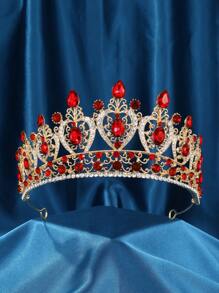 Women's Princess Crown Headpiece, Birthday Queen Black Crystal Crown, Suitable For Party, Birthday, Halloween, Photography, Gift-Giving, Christmas And Other Occasions - Multicolor - View 14