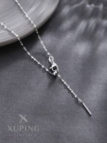 XUPING JEWELRY 1pc Adjustable Delicate Choker Necklace, Versatile Simple Handcraft Decoration Suitable For Daily Wear - Chain - View 4