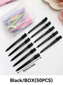 60Pcs Metal Alligator Hair Clips For Women Styling Sectioning, Silver Hair Pins For Long Hair, Alligator Curl Loc Clips For Thick Hair Roller, Salon, Bows DIY Street, Snowflake Claw Clips Hair Claws Hair Barrettes, School Stuff, Hair Accessories