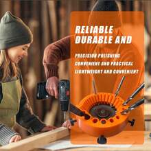 钻头磨刀器、电动钻头研磨附件、旧钻头研磨机、用于研磨钻头的巨型刀片角磨机、用于研磨 125 毫米研磨机的 2 至 13 毫米钻头 - 彩色 - 查看 10