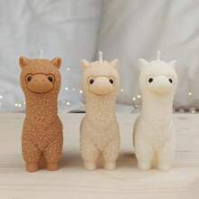 DIY可爱羊驼造型香氛石石膏硅胶模具，多用途