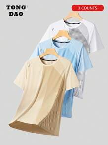 Women's Summer Sports Outdoor Breathable And Sweat-Wicking T-Shirt Multi-Pack - Blue - View 1