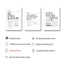 Bộ 3 bức tranh vải canvas in hình Chúa Jesus không khung, trích dẫn lời cầu nguyện của Cơ đốc giáo, tranh nghệ thuật tối giản treo tường cho ký túc xá, căn hộ, phòng ngủ, phòng khách, trang trí nhà hiện đại - Nhiều màu - Xem 6