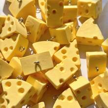 10/20 chiếc Mặt dây chuyền nhựa hình bánh mì nướng và đĩa chuối hoạt hình dễ thương - Trang sức thực phẩm mini, Hoa tai, Vòng cổ, Móc khóa - Quà tặng sáng tạo cho người yêu ẩm thực, Thiết kế tinh tế, Tay nghề thủ công tinh xảo - Nhiều màu - Xem 3