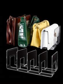 1pc Acrylic Hand - Transparent Closet Dividers For Bags Large Capacity Storage Rack Other (Accessory Organizers) Bag Storage Rack Bag Storage Rack Hand Partition Bag Organizer - Multicolor - View 2