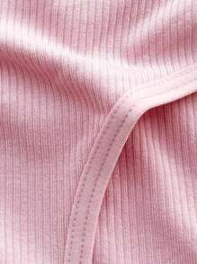 6 unidades/pacote plus size feminino elástico e respirável letra cós cobertura total triângulo calcinha - Multicolorido - Ver 7