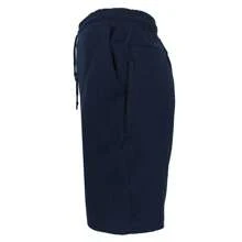 3-Pack Men's Tech Fleece Jogger Lounge Sweat Shorts With Zipper Pockets (Sizes, S-2XL) - 黑色 & 麻灰色 & 海軍藍 - 查看 7