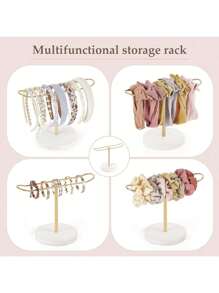 Kopfband Organizer Metall 1/2/3 Ebenen Haarreif Ständer Kopfband Organizer Aufbewahrung für Haargummis, Accessoires, Armbänder, Schlafzimmer, Studentenwohnheim Dekoration für Mädchen und Frauen, Gender Reveal Party, perfekt für Geburtstage, Hochzeiten, Partys, das perfekte Geschenk für Kollegen, Freunde und Familie, Schulanfang