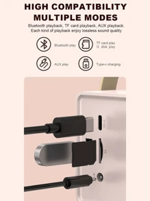 Retro Bluetooth Speaker, Wireless Mini Speaker, Clear Stereo Sound, Deep Bass, Retro Portable Speaker, Compatible With IPhone, Android Devices And Tablets