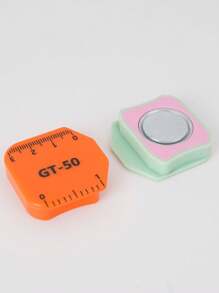 1 pieza Guía de costura magnética de doble uso con escala - Tope de borde portátil y de fácil instalación para coser con precisión, Guía de costura magnética para máquinas de coser, Suministros y accesorios de costura