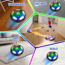 Portería de fútbol deportiva Juego de porterías de fútbol para niños 6 piezas, dos porterías, un cable de carga, un balón luminoso, una bomba hinchable, un balón hinchable, apto para interior y exterior, juguetes educativos - juego de 6 piezas - Ver 8