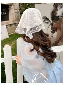 1 chiếc khăn tam giác đan móc tua rua hình nấm, băng đô cài tóc phong cách đồng quê Pháp ngọt ngào cho bé gái đi chơi hàng ngày, khăn trùm đầu thời trang đan móc, phụ kiện tóc cho các bữa tiệc ngày lễ, băng đô thời trang cho nữ. - Đỏ - Xem 6