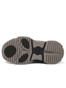 男童皮革户外徒步鞋，防滑全季休闲运动鞋，适合日常穿着，青少年软底徒步鞋 - 黑色 - 查看 6