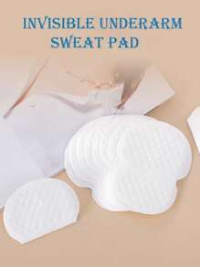 Disposable Underarm Sweat Pads - White Sweat Absorbing Stickers For Clothes, Collar Sweat Guards, One-Time Use Sweat Absorbent Patches, Odor Control & Stain Prevention Gym Accessories, Sport, Gym, Home Exercise, Sport Accessories, Gym Accessories, CrossFit Accessories - Multicolor - View 2