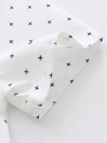 2pcs Young Boy Summer Short Sleeve Shirt And Suspender Shorts Sets, Gentleman Style - Pink - View 4