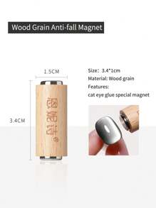 annies Multi-Function Cigar Magnet, 3-In-1 Strong Cylinder Magnet With Cat Eye, Extra Large Size For Manicure Tool,Nail Supplies,Nail Tools,Nail Art Tools,Back To School,Nails,Nail Tools For Press On Nails - Multicolor - View 12