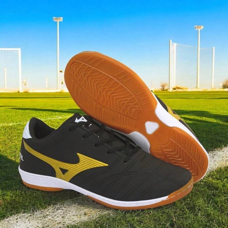 Kids Football Boots For Children Comfortable Soft Lightweight Ideal For Running Training Games Futsal Soccer - Black - View 1