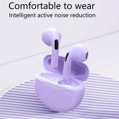 Pro 6 Bluetooth Earphones, Suitable For Wireless Bluetooth Headphones, Noise Cancelling Earbuds, With Microphone, Wireless Earphones, Sports Running Earphones, In-Ear Headphones