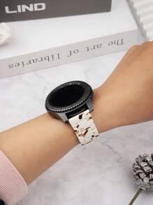 22mm 20mm Resin Band Watch Bands Strap Compatible With/Huawei/ Galaxy Watch 46mm,Galaxy Watch 3 45mm,Gear S3 Frontier/Classic,Garmin Vivoactive 4/Forerunner 945, Galaxy Watch 5 40mm 44mm/Pro 45mm/Galaxy Watch 4 40mm 44mm/Classic 46mm 42mm(2021)/Galaxy Watch 3 41mm - 20mm - View 5