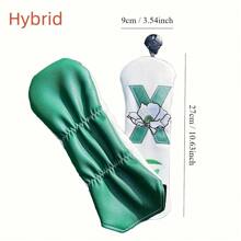 Master Design 高尔夫球杆 #1 #3 #5 木质杆头套 一号木球道木杆套 PU 皮革杆头套