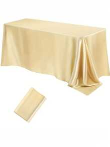 1PC Luxury Satin Tablecloth Glittering Rectangular Fabrics Of Various Colors Perfect For Weddings, Ceremonies, Festivals And Birthday Parties Multifunctional Dining Table Layout | Elegant Tablecloth | Tablecloth