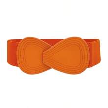 1pc Women's Elastic Waist Belt, Daily Work Dress Decoration, Cardigan Waist Cincher Accessory, Plus Size Summer, School Fall, Autumn, Halloween - A piece of - View 30