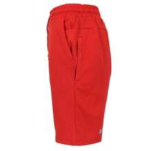 3-Pack Men's Tech Fleece Jogger Lounge Sweat Shorts With Zipper Pockets (Sizes, S-2XL) - Heather Grey - Navy - Red - View 7