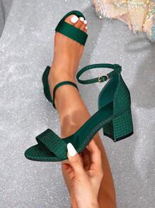 Women's Thick Heel Strap Open Toe Comfortable Versatile Sandals