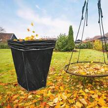 1pc Metal Trash Bag Holder - Garbage Bag Holder Frame Holds 30-45 Gallon Plastic Bags-Multi-Use Outdoor Leaf Bag Stand Yard Camping Garden Lawn Party Supplies