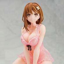 害羞的粉色连衣裙女孩雕像，工艺精湛的雕像，适合桌面摆放、卧室装饰，是节日期间送给朋友的完美礼物 - 多色 - 查看 5